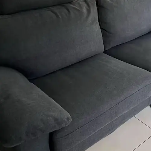 Après - canape nettoyé